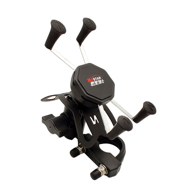 N-STAR N002 Motorcycle Bicycle Mobile Phone Bracket Riding Equipment(Large Long Ball Head)-garmade.com