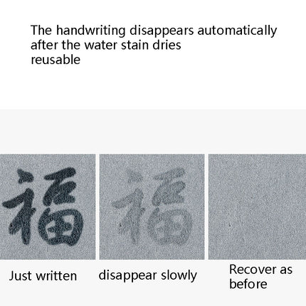 Writing Brush Water Calligraphy Practice Set Water Writing Board Reusable Water Writing Cloth A4-garmade.com