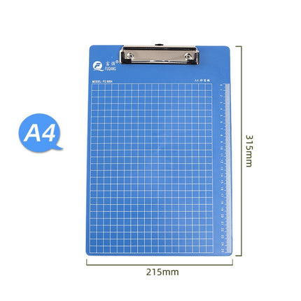 10 PCS FUQIANG FQ8004 Folder Board Writing Pad Hanging Plastic Splint, Specification: A4 Board Clip-garmade.com