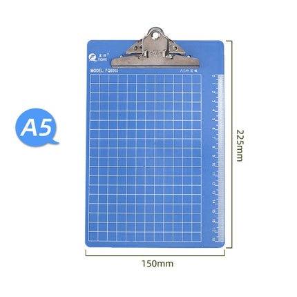 10 PCS FUQIANG FQ8004 Folder Board Writing Pad Hanging Plastic Splint, Specification: A5 Butterfly Clip-garmade.com