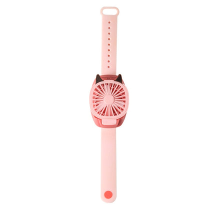 Watch Handheld Mini Fan(Pink )-garmade.com