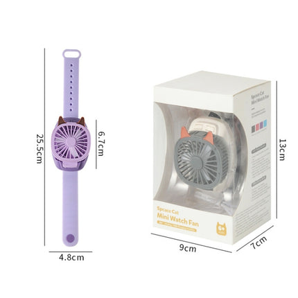 Watch Handheld Mini Fan(Purple)-garmade.com