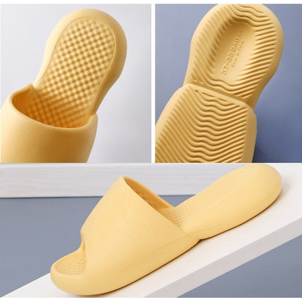 Female Super Thick Soft Bottom Plastic Slippers Summer Indoor Home Defensive Bathroom Slippers, Size: 35-36(Green)-garmade.com