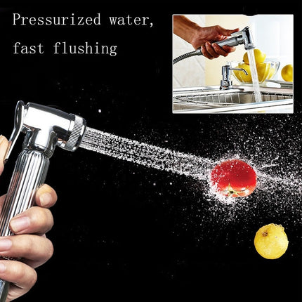 Kitchen Pull-Out Double Faucet Water Table Hot And Cold Water Faucet, Specification: Round Spray Pull-garmade.com