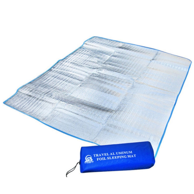 180x150cm Outdoor Double-Sided Aluminum Film Moisture-Proof Picnic Mat Random Colour Delivery-garmade.com