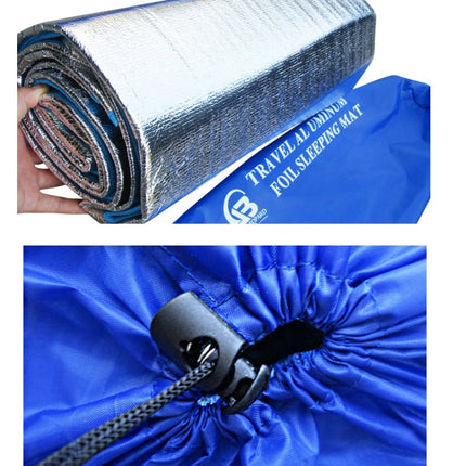 180x150cm Outdoor Double-Sided Aluminum Film Moisture-Proof Picnic Mat Random Colour Delivery-garmade.com