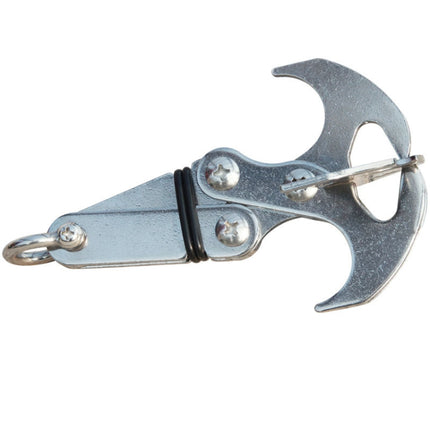 T-type Outdoor Rock Climbing Multi-function Stainless Steel Gravity Grapple, Size: 15 x 8.5cm-garmade.com
