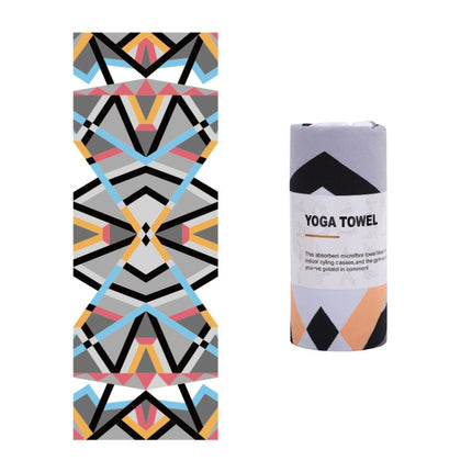 Printed Soft Yoga Mat Non-Slip Yoga Towel, Size: 185 x 65cm(Fantasy Garo)-garmade.com