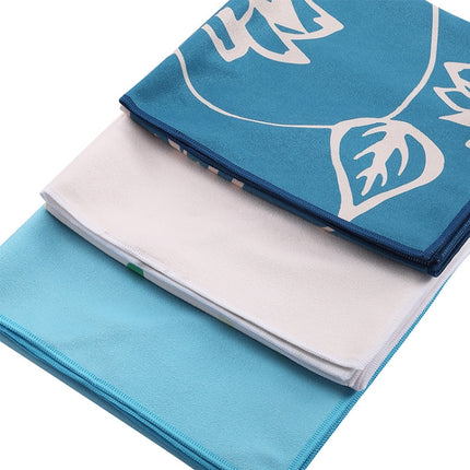 Printed Soft Yoga Mat Non-Slip Yoga Towel, Size: 185 x 65cm(Fishing)-garmade.com