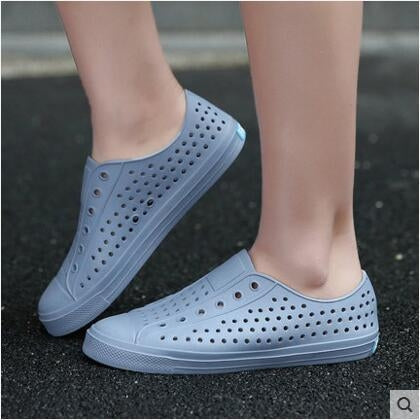 Summer Couple Beach Shoes Cave Shoes Breathable Anti-Skid Shoes Casual Sneakers, Size: 37(Gray)-garmade.com