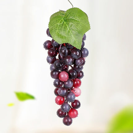 4 Bunches 60 Granules Agate Grapes Simulation Fruit Simulation Grapes PVC with Cream Grape Shoot Props-garmade.com