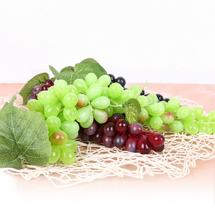 2 Bunches 110 Granules Agate Grapes Simulation Fruit Simulation Grapes PVC with Cream Grape Shoot Props-garmade.com