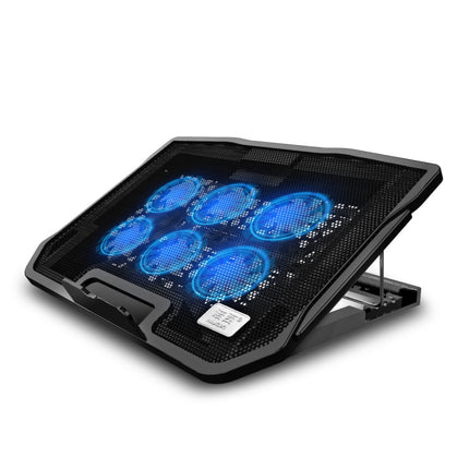 NUOXI H9 Notebook Radiator Computer Base Fan Bracket Pad(Black)-garmade.com