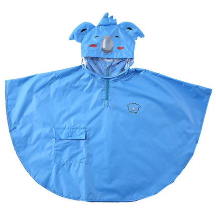Children Raincoat Boys And Girls Split Cloak Three-Dimensional Cartoon Breathable Raincoat, Size: M(Blue)-garmade.com