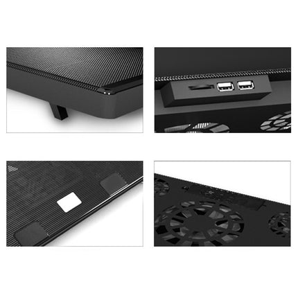 NUOXI M7 Notebook Radiator Computer Cooling Base Adjustment Bracket(Black)-garmade.com