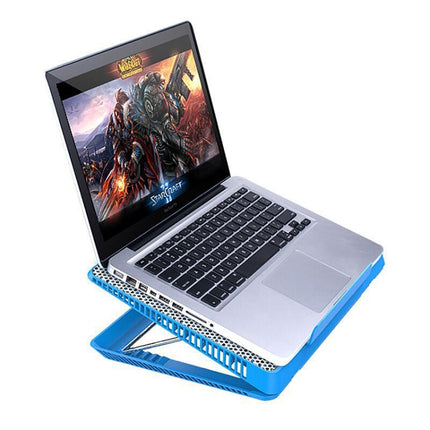 NUOXI X8 Aluminum Alloy Notebook Radiator Computer Multi-File Adjustment Bracket(Blue)-garmade.com