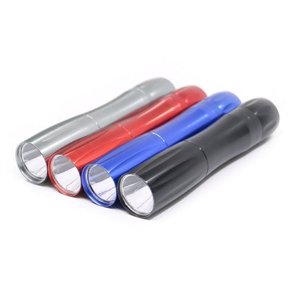 5 PCS Mini LED Strong Light Flashlight Household Outdoor Aluminum Alloy Keychain Flashlight Random Colour Delivery(Gift Box With Tail Rope)-garmade.com
