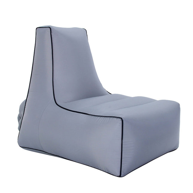 BB1082 Inflatable Sofa Inflatable Bed Outdoor Folding Portable Air Sofa Size: 70 x 65 x 60cm(Gray)-garmade.com
