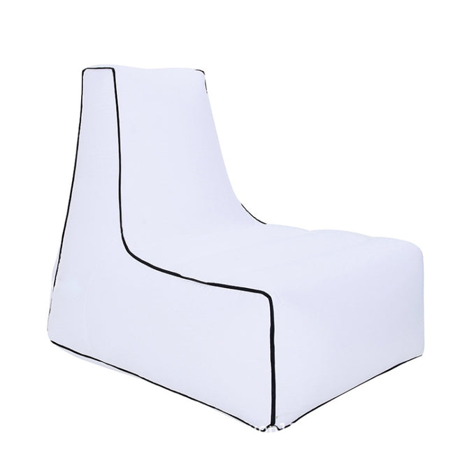 BB1082 Inflatable Sofa Inflatable Bed Outdoor Folding Portable Air Sofa Size: 85 x 80 x 75cm(White)-garmade.com