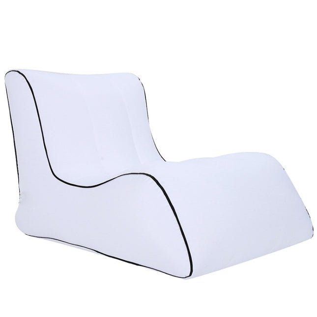 BB1803 Foldable Portable Inflatable Sofa Single Outdoor Inflatable Seat, Size: 70 x 60 x 55cm(White)-garmade.com