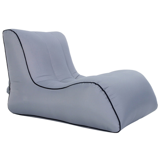 BB1803 Foldable Portable Inflatable Sofa Single Outdoor Inflatable Seat, Size: 90 x 70 x 65cm(Gray)-garmade.com