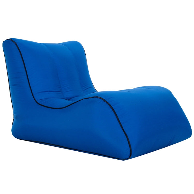 BB1803 Foldable Portable Inflatable Sofa Single Outdoor Inflatable Seat, Size: 90 x 70 x 65cm(Navy)-garmade.com