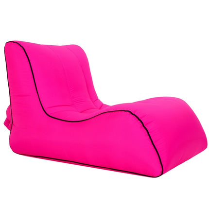 BB1803 Foldable Portable Inflatable Sofa Single Outdoor Inflatable Seat, Size: 90 x 70 x 65cm(Rose Red)-garmade.com