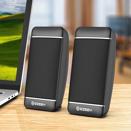YEEZE S4 Notebook PC Mini Speaker Wired USB 2.0 Portable Speaker(Black)-garmade.com