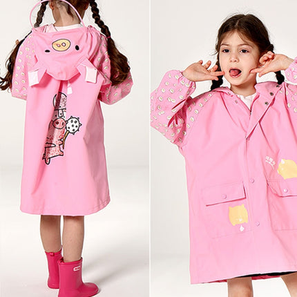 Siamese Children Raincoat Hooded Raincoat, Size: XL(Pink)-garmade.com