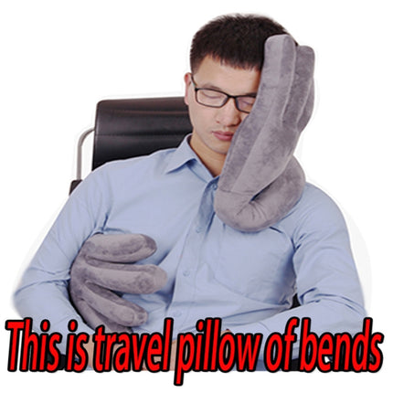 LC-07 Travel Head Pillow Car Headrest Office Lunch Break Pillow(Purple)-garmade.com
