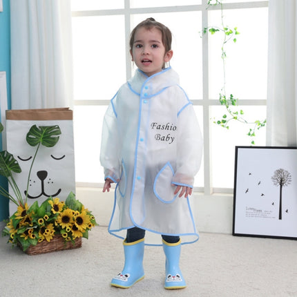 Carton Children Raincoat With Schoolbag Seat Poncho, Size: XL(Elephant)-garmade.com