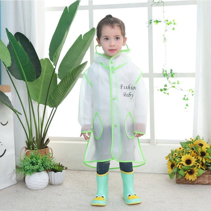 Carton Children Raincoat With Schoolbag Seat Poncho, Size: XL(Frog)-garmade.com