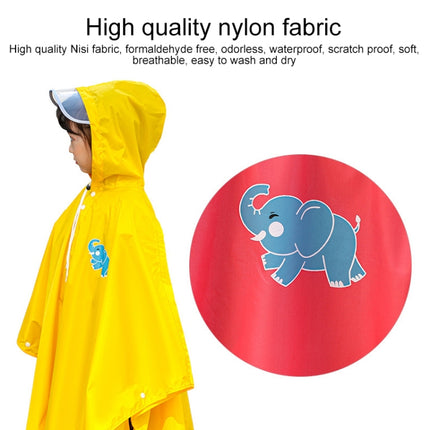 Cycling Children Raincoat Students Thickened Waterproof Cape Poncho, Size: XXL(Pink)-garmade.com