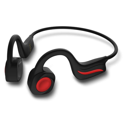 B20 Magnetic Suction Charging Bone Conduction Wireless Swimming Earphone(Red)-garmade.com