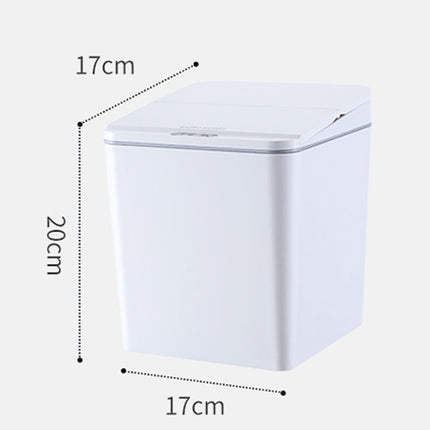 EXPED SMART Desktop Smart Induction Electric Storage Box Car Trash Can, Colour: 6L Charge Version (Gray)-garmade.com