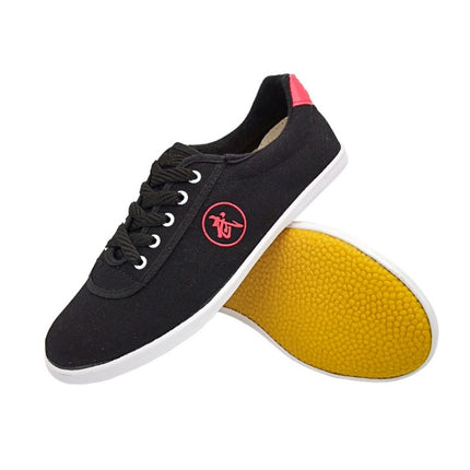 Tai Chi Martial Arts Taekwondo Performance Shoes Tendon Sole Sneakers, Size: 27/170(Black)-garmade.com