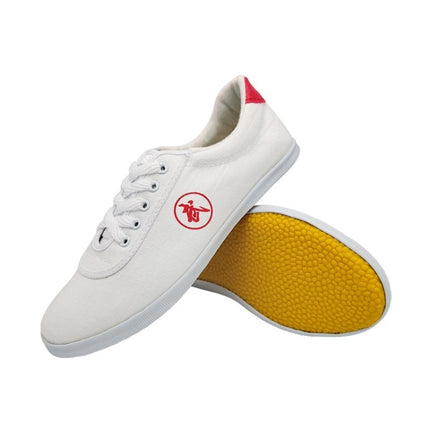 Tai Chi Martial Arts Taekwondo Performance Shoes Tendon Sole Sneakers, Size: 34/220(White)-garmade.com