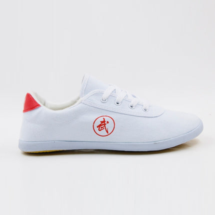 Tai Chi Martial Arts Taekwondo Performance Shoes Tendon Sole Sneakers, Size: 35/225(White)-garmade.com