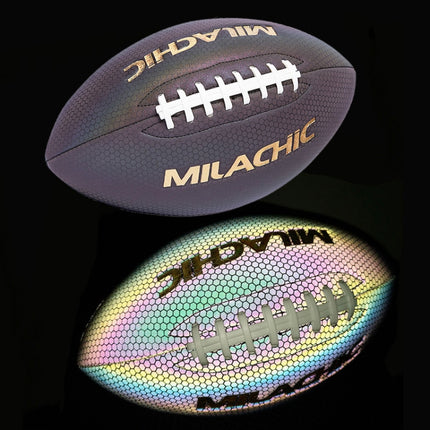 MILACHIC Fluorescent Reflective PU Material American Football(Number 9)-garmade.com