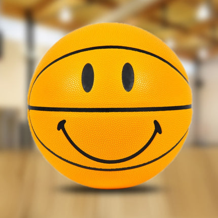 Number 7 Smiley Face Pattern PU Leather Indoor Wear-Resistant Basketball-garmade.com