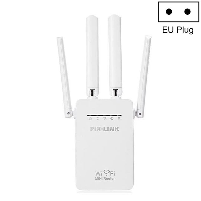 PIX-LINK LV-WR09 300Mbps WiFi Range Extender Repeater Mini Router(EU Plug)-garmade.com