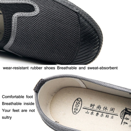 LuTai Men Labour Protection Work Shoes Farmland Harvesting Wear-Resistant Rubber Sole Shoes, Size: 38(Gray)-garmade.com