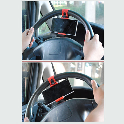 4 PCS Hanging Buckle Steering Wheel Car Mobile Bracket-garmade.com