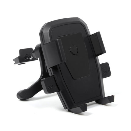 2 PCS Car Air-conditioning Air Outlet Hook Type Mobile Phone Holder(Black)-garmade.com