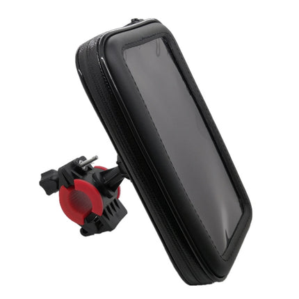 Outdoor Riding Motorcycle Bicycle Waterproof Mobile Phone Bracket,Style: Bicycle 5.5 inch Black-garmade.com