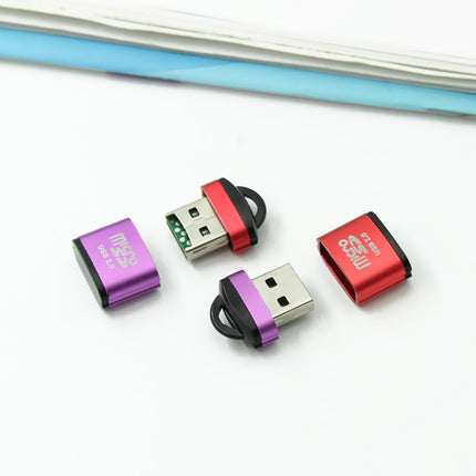 10 PCS 480Mbps Mini Micro SD Card Mobile Phone High-Speed TF Memory Card Reader Computer Car Speaker Card Reader(Red)-garmade.com