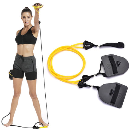 Swimming Land Arm Force Trainer Paddles Webbed Freestyle Shore Trainer, Colour: 20 Pound (Yellow)-garmade.com