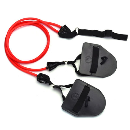 Swimming Land Arm Force Trainer Paddles Webbed Freestyle Shore Trainer, Specificationr: 30 Pound (Red)-garmade.com