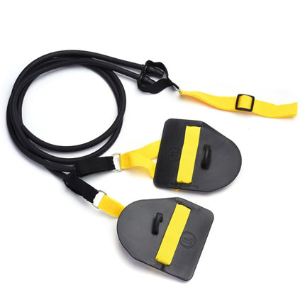 Swimming Land Arm Force Trainer Paddles Webbed Freestyle Shore Trainer, Specification: 60 Pound (Black)-garmade.com