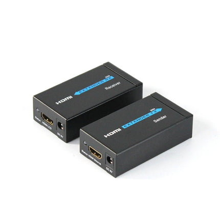 HDY-60 HDMI to RJ45 60m Extender Single Network Cable to For HDMI Signal Amplifier(AU Plug)-garmade.com
